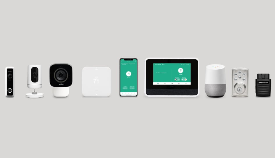 Vivint home security product line in Chattanooga